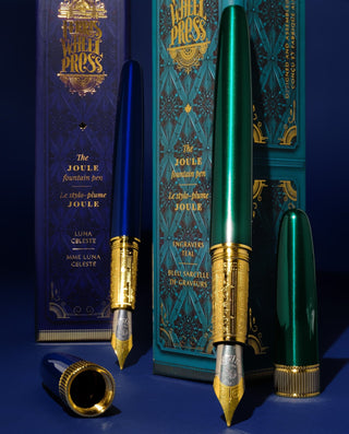 Ferris Wheel Press - The Joule Fountain Pen (Engravers Teal) - KOHEZI