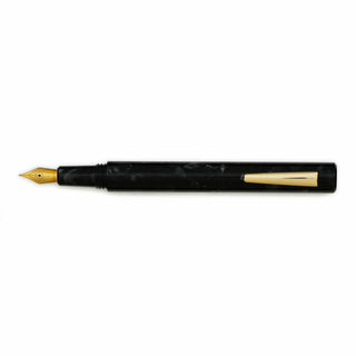 Hightide - Attache Marbled Fountain Pen (Black) - KOHEZI