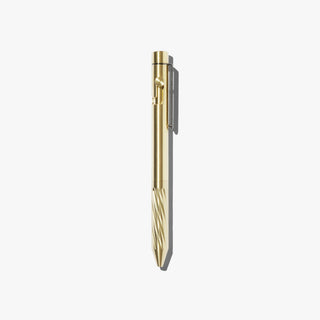 Inventery - Bolt Action Pen V.02 "The Twister" (Brass) - KOHEZI