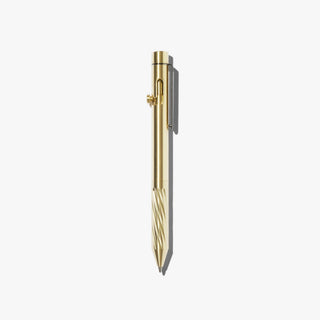Inventery - Bolt Action Pen V.02 "The Twister" (Brass) - KOHEZI
