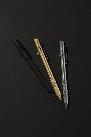 Inventery - Bolt Action Pen V.02 "The Twister" (Copper) - KOHEZI