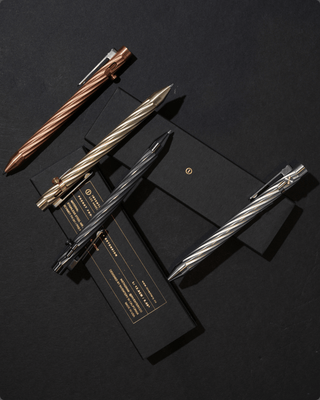 Inventery - Bolt Action Pen v.03 Twister (Zirconium) - KOHEZI