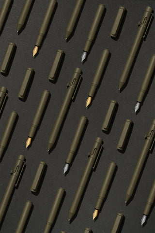 Inventery - Pocket Fountain Pen V.02 (OD Green) - KOHEZI