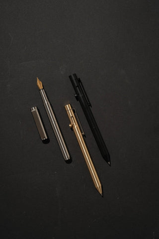 Inventery - Pocket Fountain Pen V.02 (Onyx) - KOHEZI