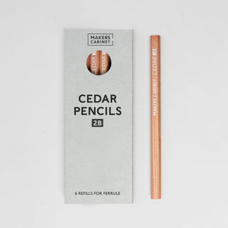 Makers Cabinet - Cedar Pencils for Ferrule - KOHEZI