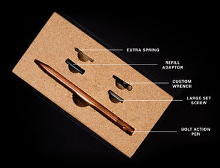 Modern Fuel - Bolt Action Pen (Stainless Steel) - KOHEZI