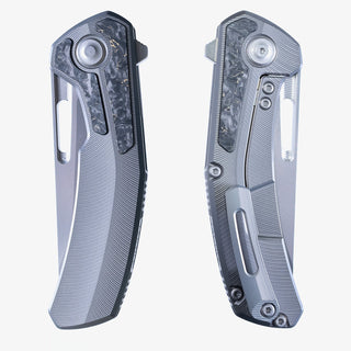 Tactile Knife Co. - Archer Inlay (TechnoCarbo Bronze Carbon Fiber) - KOHEZI