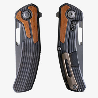 Tactile Knife Co. - Archer Inlay (Vintage 1970s Micarta Inlay) - KOHEZI