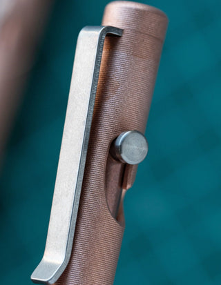 Tactile Turn - Bead Blasted Copper Bolt Action Pen - KOHEZI