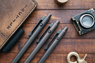 Tactile Turn - Forced Patina Slim Side Click Pen - KOHEZI