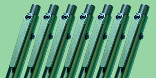 Tactile Turn - Green Dual Tone Ano Side Click Pen - KOHEZI
