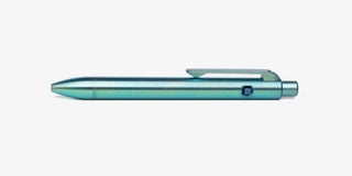 Tactile Turn - Green Dual Tone Ano Side Click Pen - KOHEZI