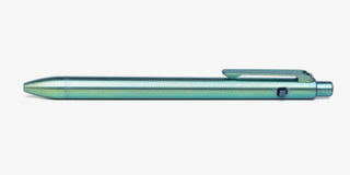 Tactile Turn - Green Dual Tone Ano Side Click Pen - KOHEZI