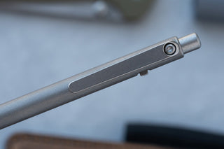 Tactile Turn - Slim Side Click Pen (Stonewashed Titanium) - KOHEZI
