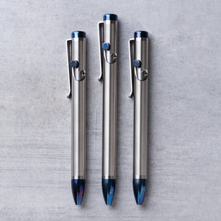 Tactile Turn - Titanium Damascus Bolt Action Pen - KOHEZI