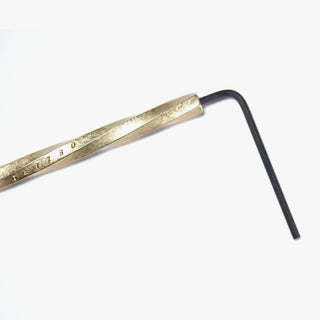 Tetzbo - Twisted Ballpoint Pen (Brass) - KOHEZI