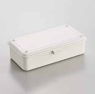 TOYO STEEL - Trunk Shape Toolbox T - 190 W (White) - KOHEZI