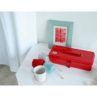 TOYO STEEL - Trunk Shape Toolbox T - 320 R (Red) - KOHEZI