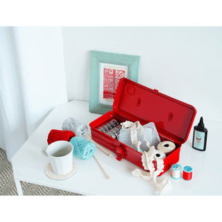 TOYO STEEL - Trunk Shape Toolbox T - 320 R (Red) - KOHEZI