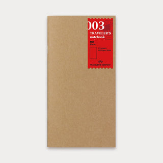 TRAVELER'S COMPANY - 003 Blank Refill TRAVELER'S notebook - KOHEZI