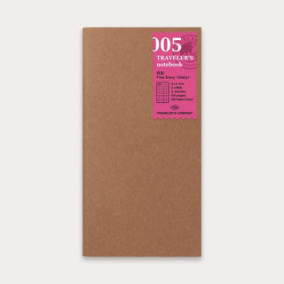 TRAVELER'S COMPANY - 005 Free Diary Refill TRAVELER'S notebook - KOHEZI