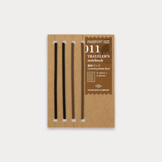 TRAVELER'S COMPANY - 011 Connecting Rubber Band TRAVELER'S notebook (Passport Size) - KOHEZI