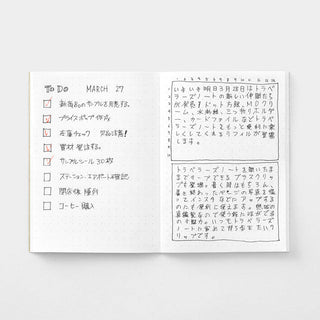 TRAVELER'S COMPANY - 014 Dot Grid Refill TRAVELER'S notebook (Passport Size) - KOHEZI