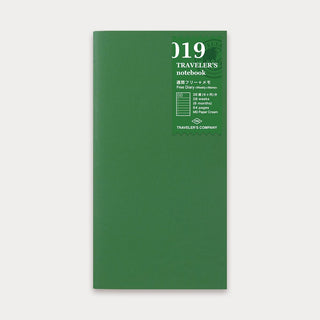 TRAVELER'S COMPANY - 019 Free Diary (Weekly + Memo Refill) TRAVELER'S notebook - KOHEZI