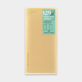 TRAVELER'S COMPANY - 029 Three - fold File TRAVELER'S notebook - KOHEZI