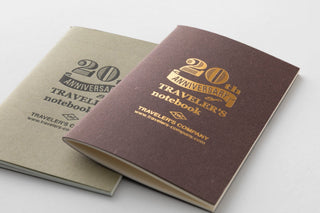 TRAVELER'S COMPANY - TRAVELER'S notebook Card Size 20th Anniversary Set (Black) - KOHEZI