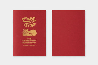 TRAVELER'S COMPANY - TRAVELER'S notebook Passport Size Refill (Love And Trip Red) - KOHEZI