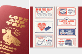 TRAVELER'S COMPANY - TRAVELER'S notebook Refill (Love And Trip Red) - KOHEZI