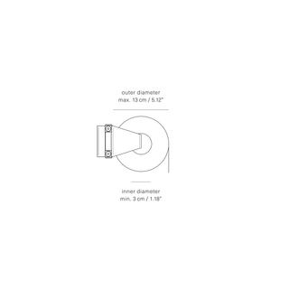 Veark - RS - PRH Paper Roll Holder (Stainless Steel) - KOHEZI