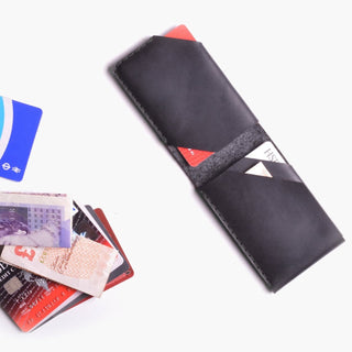 Wingback - Card Wallet (Charcoal) - KOHEZI