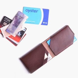 Wingback - Card Wallet (Chestnut) - KOHEZI