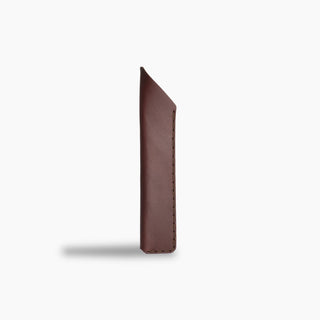 Wingback - Leather Pen/Pencil Sleeve (Chestnut) - KOHEZI