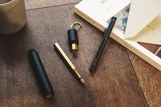 YSTUDIO - Classic Revolve Portable Fountain Pen (Brass) - KOHEZI