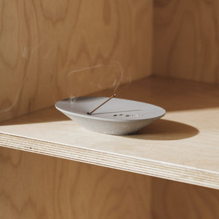 22STUDIO - Superellipse Incense Holder (Concrete Grey) - KOHEZI