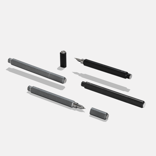 Before Breakfast - Onigiri Fountain Pen (Gunmetal Grey Raw) - KOHEZI