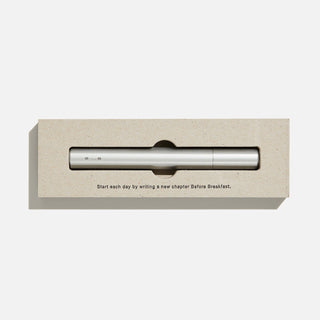 Before Breakfast - Onigiri Pen For The Desk (Silver) - KOHEZI
