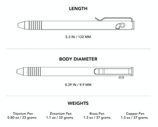 Big Idea Design - Slim Bolt Action Pen - KOHEZI