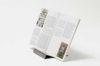 Claustrum - Book Stand Cantilever (Hairline Finish) - KOHEZI