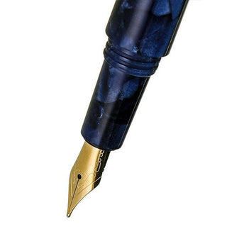 Hightide - Attache Marbled Fountain Pen (Navy) - KOHEZI