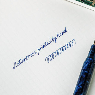 Hightide - Attache Marbled Fountain Pen (Navy) - KOHEZI