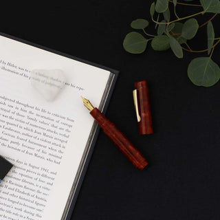Hightide - Attache Marbled Fountain Pen (Red) - KOHEZI