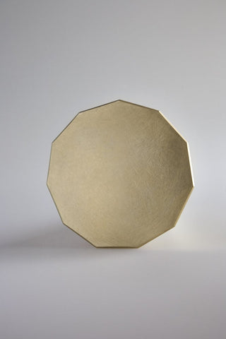 Studiokyss - Decagonal Brass Vase - KOHEZI