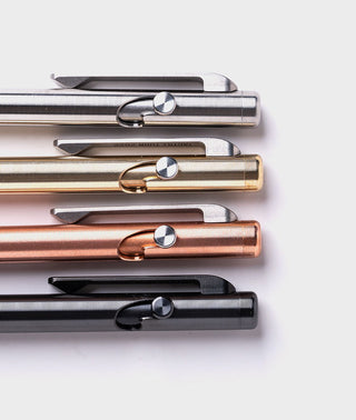 Tactile Turn - Slim Bolt Action Pen (Zirconium) - KOHEZI