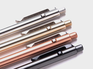 Tactile Turn - Slim Side Click Pen (Titanium) - KOHEZI
