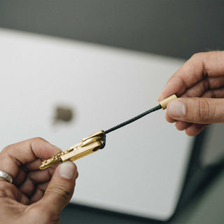 Wingback - Key Fob (Brass) - KOHEZI