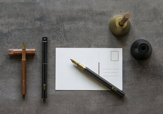 YSTUDIO - Classic Revolve Desk Fountain Pen (Black) - KOHEZI